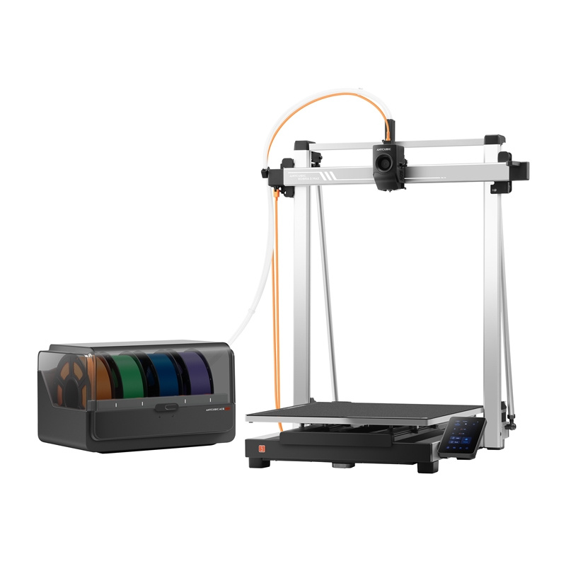 Printer 3D Anycubic Kobra 3 Max, format i madh, me magazinë filamenti, i zi