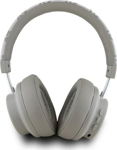 Безжични on-ear слушалки DKNY Checkered Pattern, Bluetooth 5.3, 32 часа батерија, беж