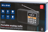Radio portative Blow RA18, AM FM, Bluetooth, e zezë