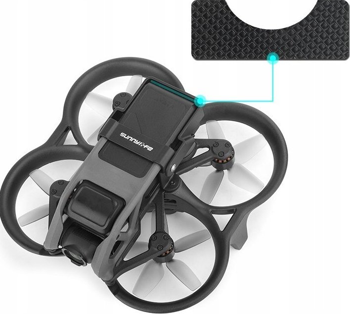 Kapak baterie droni Sunnylife AT-DC503-D, për DJI Avata, ABS, i zi