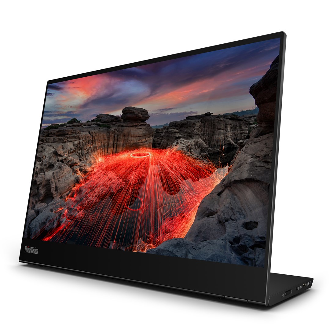 Monitor portativ Lenovo ThinkVision M14t Gen 2, 14", 2.2K touchscreen, i zi