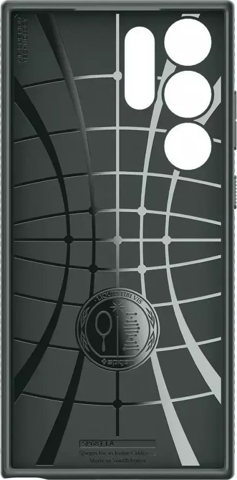 Kllëf telefoni Spigen Liquid Air, për Samsung Galaxy S23 Ultra, TPU, jeshil