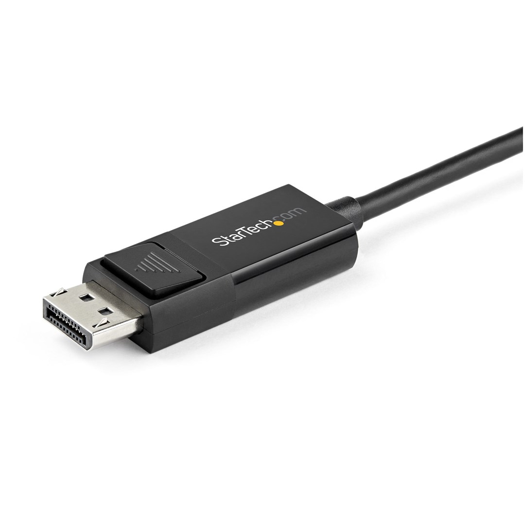 Kabllo StarTech, USB-C në DisplayPort 1.2, 1 m, e zezë