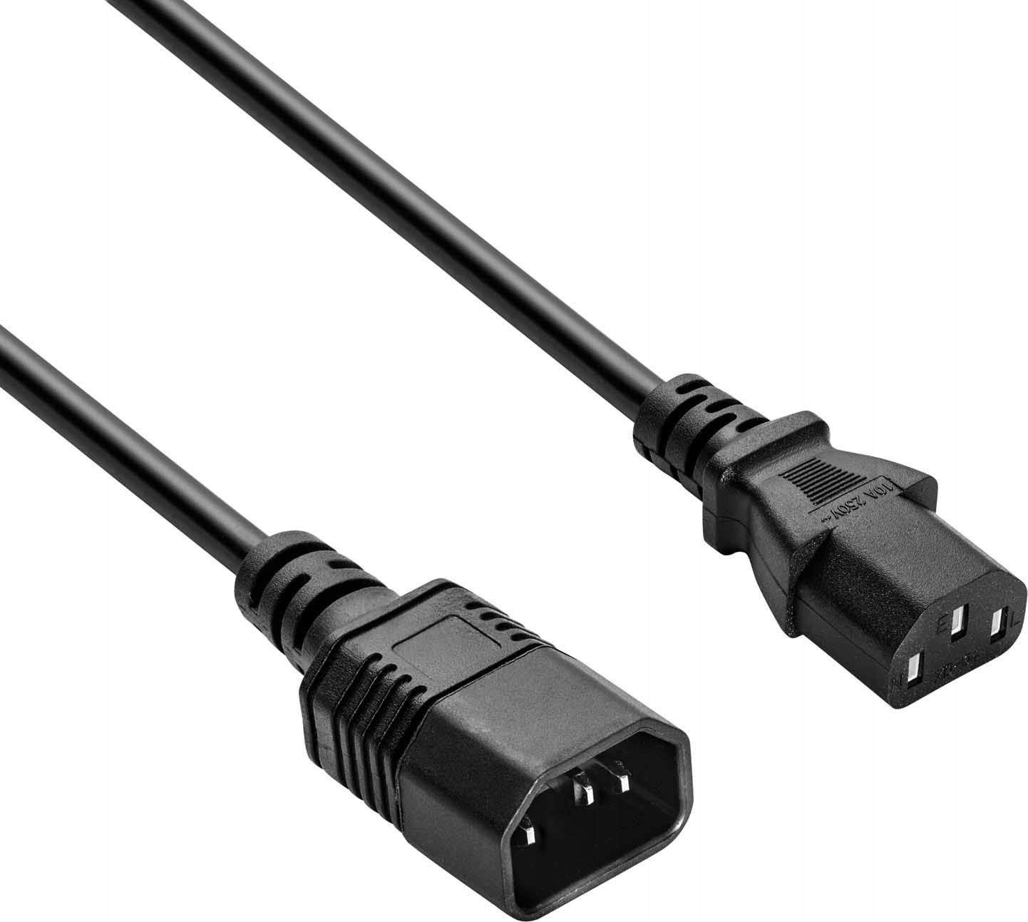 Kabllo rryme Akyga AK-PC-14A, 0.5 m, e zezë