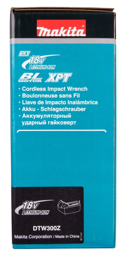 Çelës goditës Makita DTW300Z, 18V LXT, 3200 RPM, zi kaltër