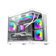 Kasë DarkFlash B275 PRO, Mid-Tower, ATX, Tempered Glass, e bardhë