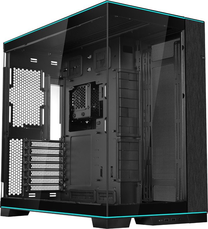 Куќиште за компјутер Lian Li O11 Dynamic EVO RGB, Црна, Midi Tower