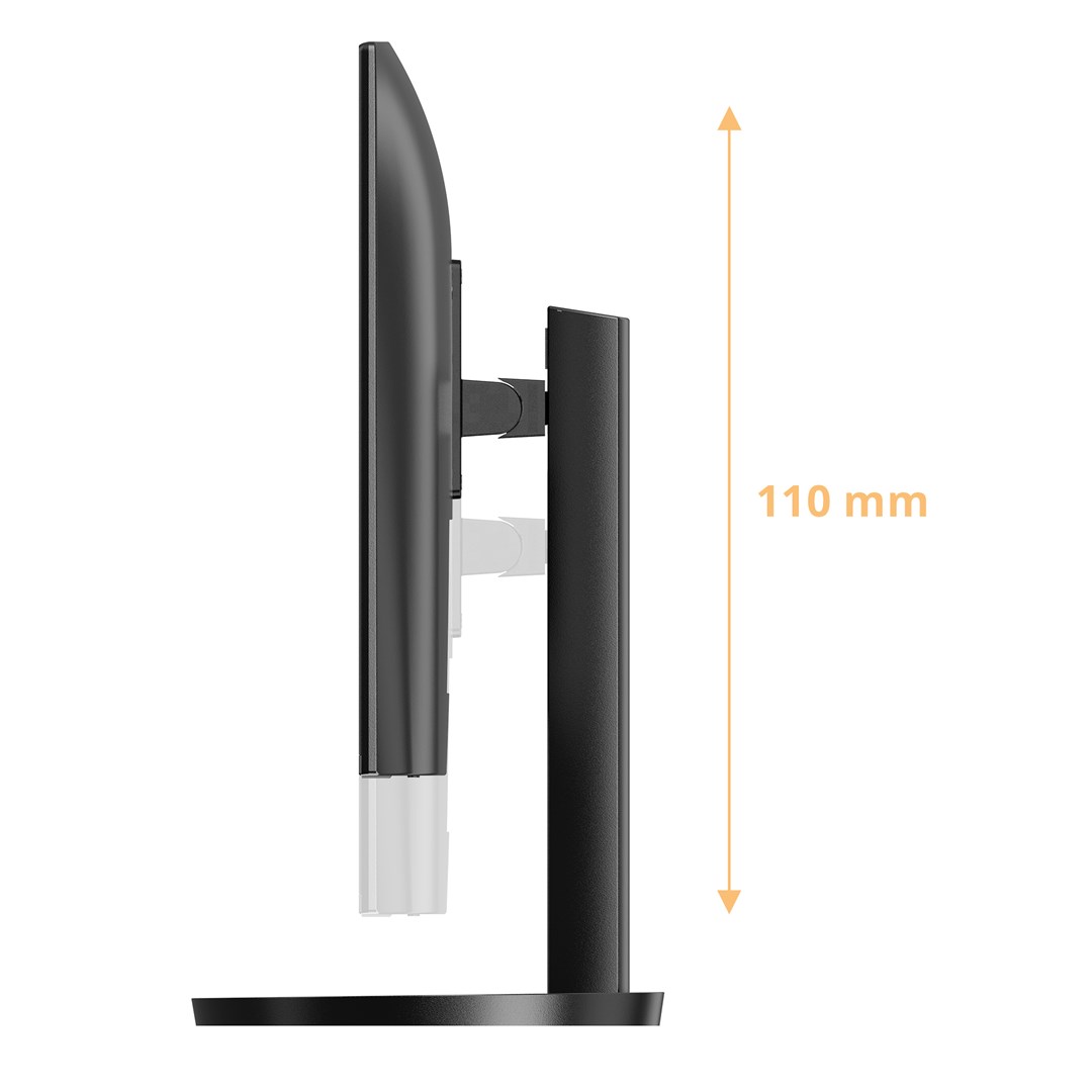 Monitor AOC U27B3CF, 27", 4K Ultra HD, 60Hz, USB-C, i zi