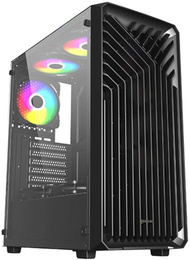 Kuti kompjuteri VeinX OD15A, ATX Midi Tower, panel anësor transparent, e zezë