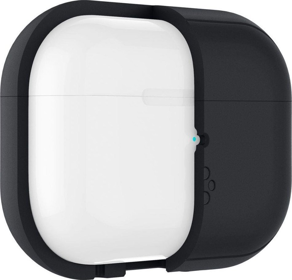 Kuti mbrojtëse Spigen Silicone Fit Strap, për AirPods Pro 1 2, silikoni, e zezë