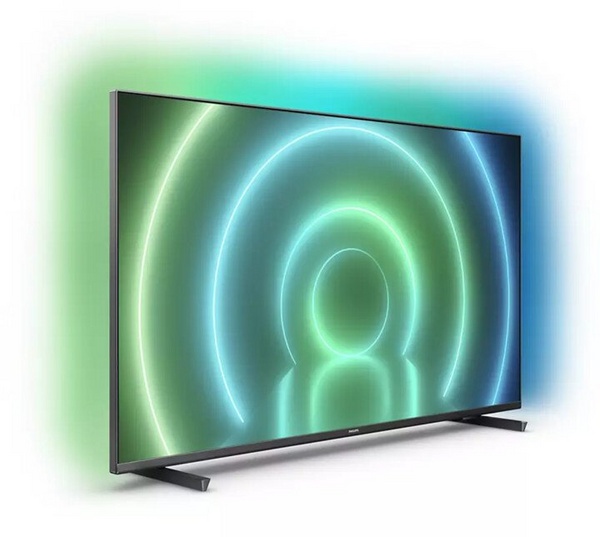 Televizor Philips 65PUS7906 - 55” (164 cm), 4K UHD, i argjendtë