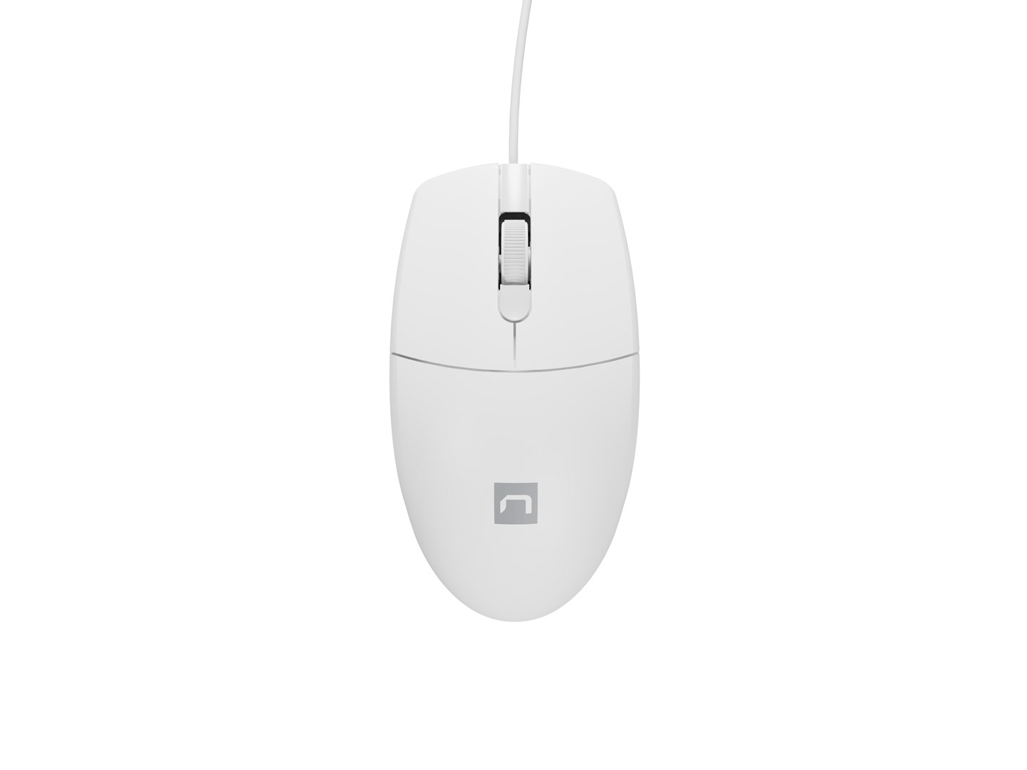 Maus Natec RUFF 2, 1000 DPI, USB 2.0, i bardhë