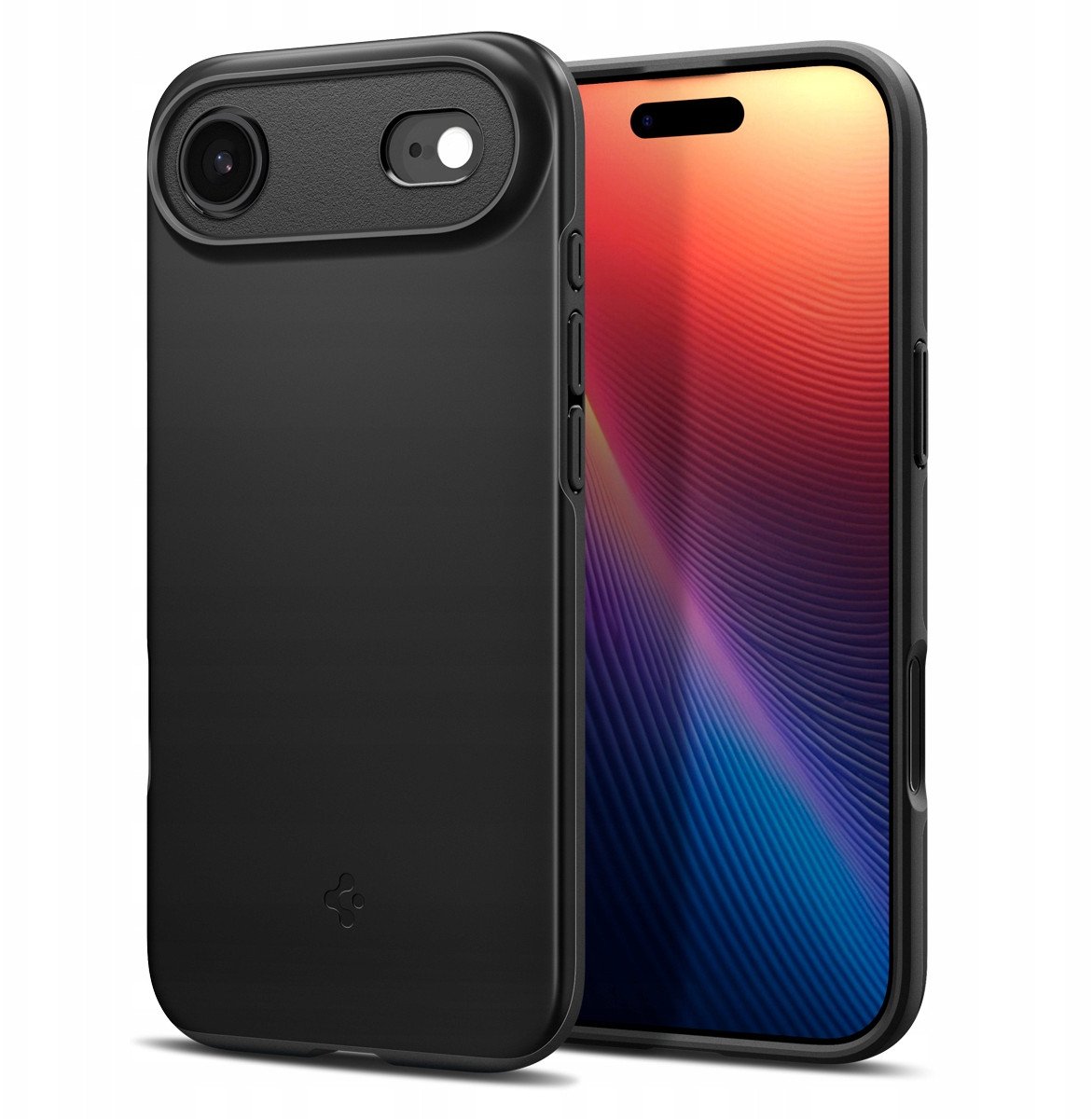 Mbulesë telefoni Spigen Thin Fit MagSafe për iPhone 17 Air iPhone 17 Pro, e hollë, kompatibile MagSafe, e zezë