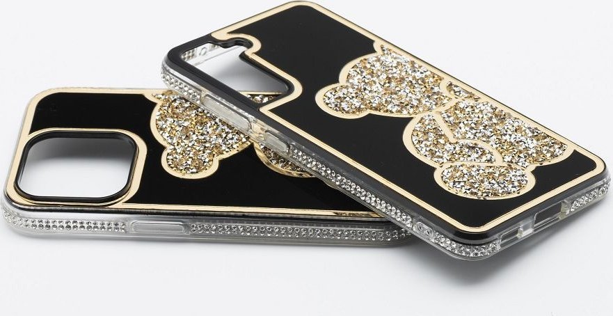 Këllëf telefoni Teddy Bear, për iPhone 12 Mini, PU TPU, shumëngjyrësh