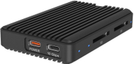 Kuti e jashtme SSD ICY BOX IB-CR602M-C31, M.2 NVMe SATA 2280, USB 3.2 Gen 2, alumini gri