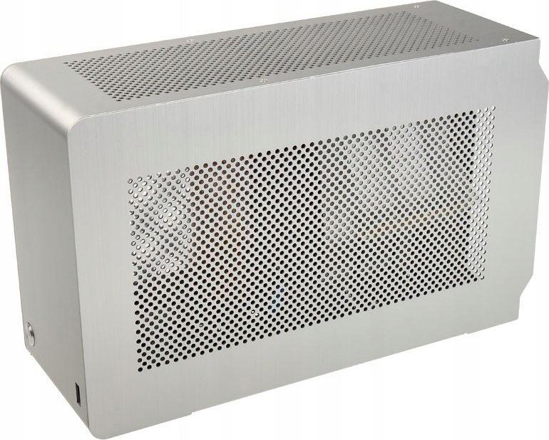 Kasë DAN Cases A4-SFX V4 Mini-ITX, e argjendtë, Mini Tower