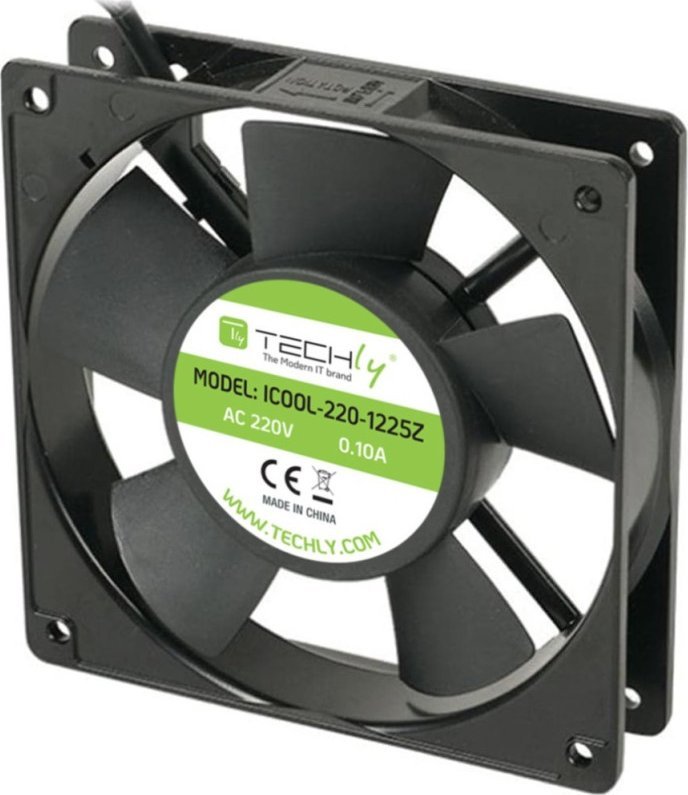 Ventilator PC Techly, 120mm, 220V, i zi