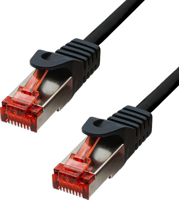 Kabllo rrjeti ProXtend 6FUTP-07B, Cat6 F UTP, 7 m, e zezë