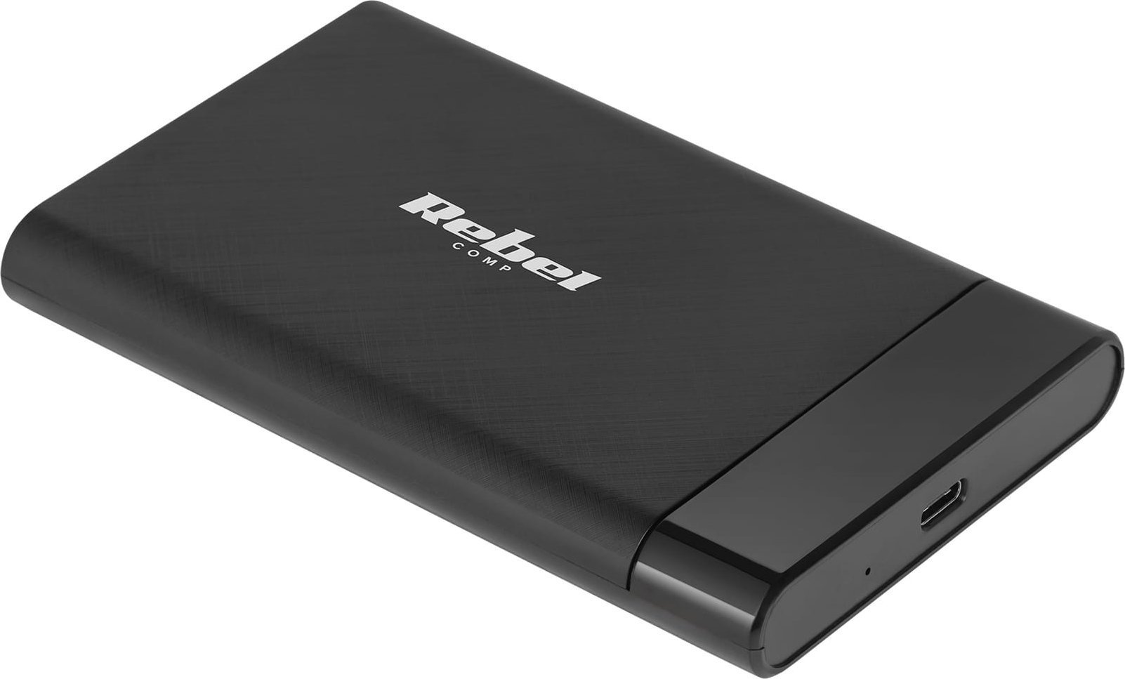 Kuti e jashtme për disk 2.5" Rebel, SATA III, USB C 3.1, alumini