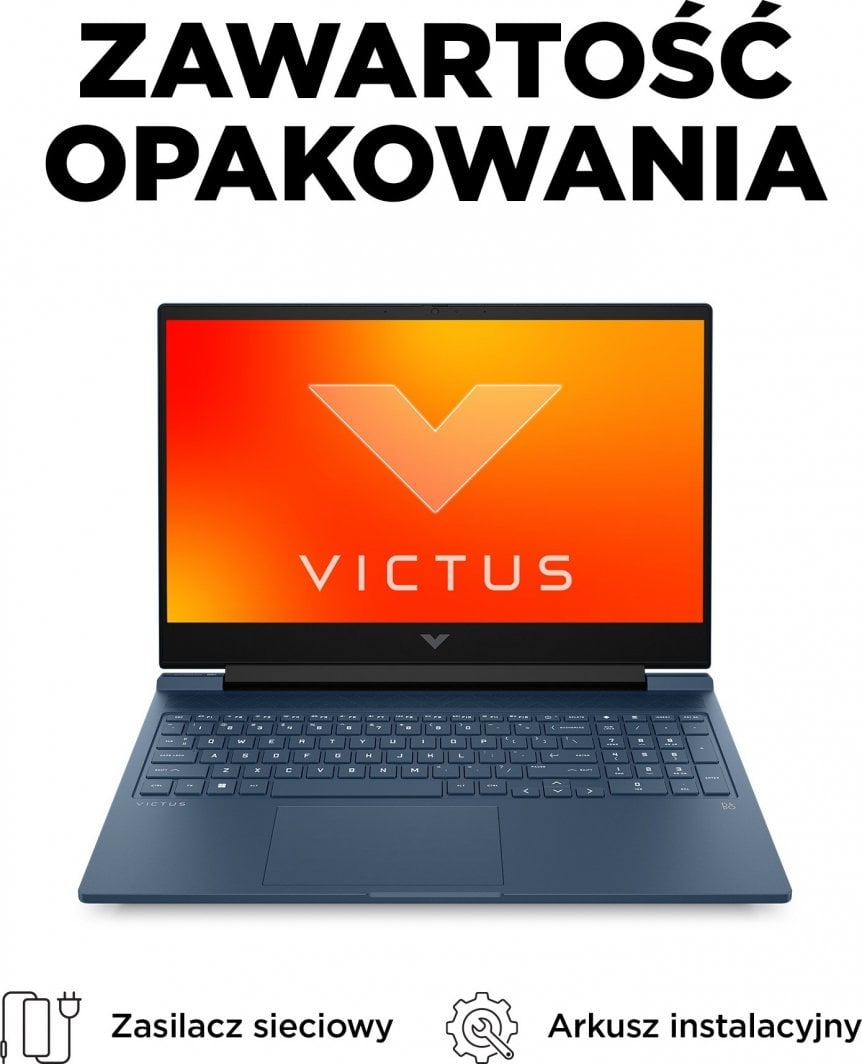 Laptop HP Victus 16, 16" 144 Hz, Intel Core i5 13500H, 16 GB RAM, 512 GB SSD, Nvidia GeForce RTX 4050, i kaltër