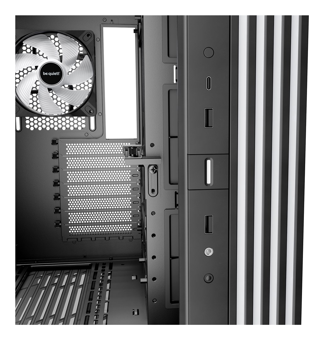 Kuti PC be quiet Light Base 600 LX, ATX MIDI Tower, ARGB, xham i temperuar, e zezë