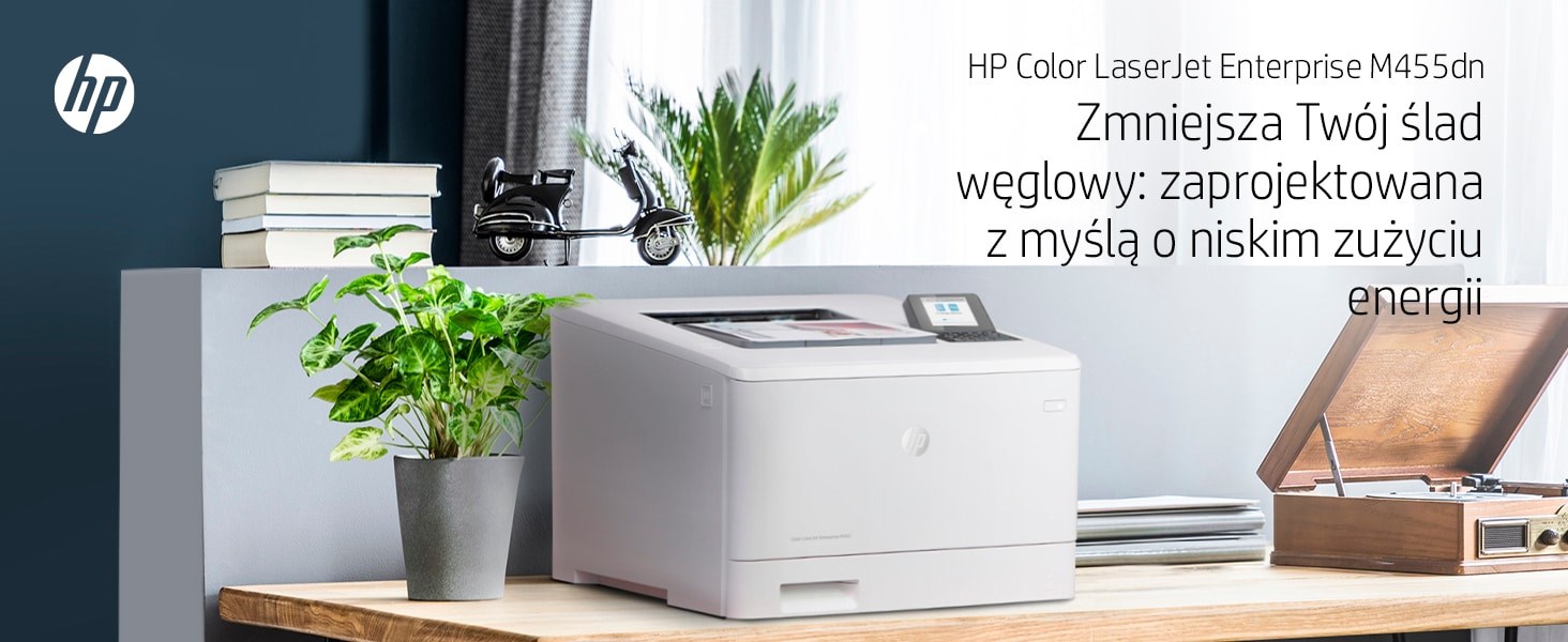 Printer laser ngjyrë HP Color LaserJet Enterprise M455dn, A4, rrjetë, i bardhë