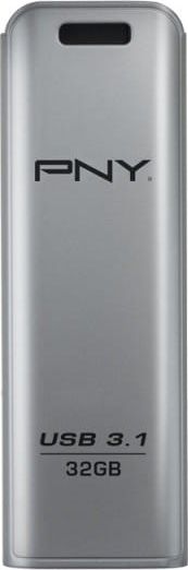 USB flash PNY Elite Steel, 32GB, USB 3.1, argjendtë