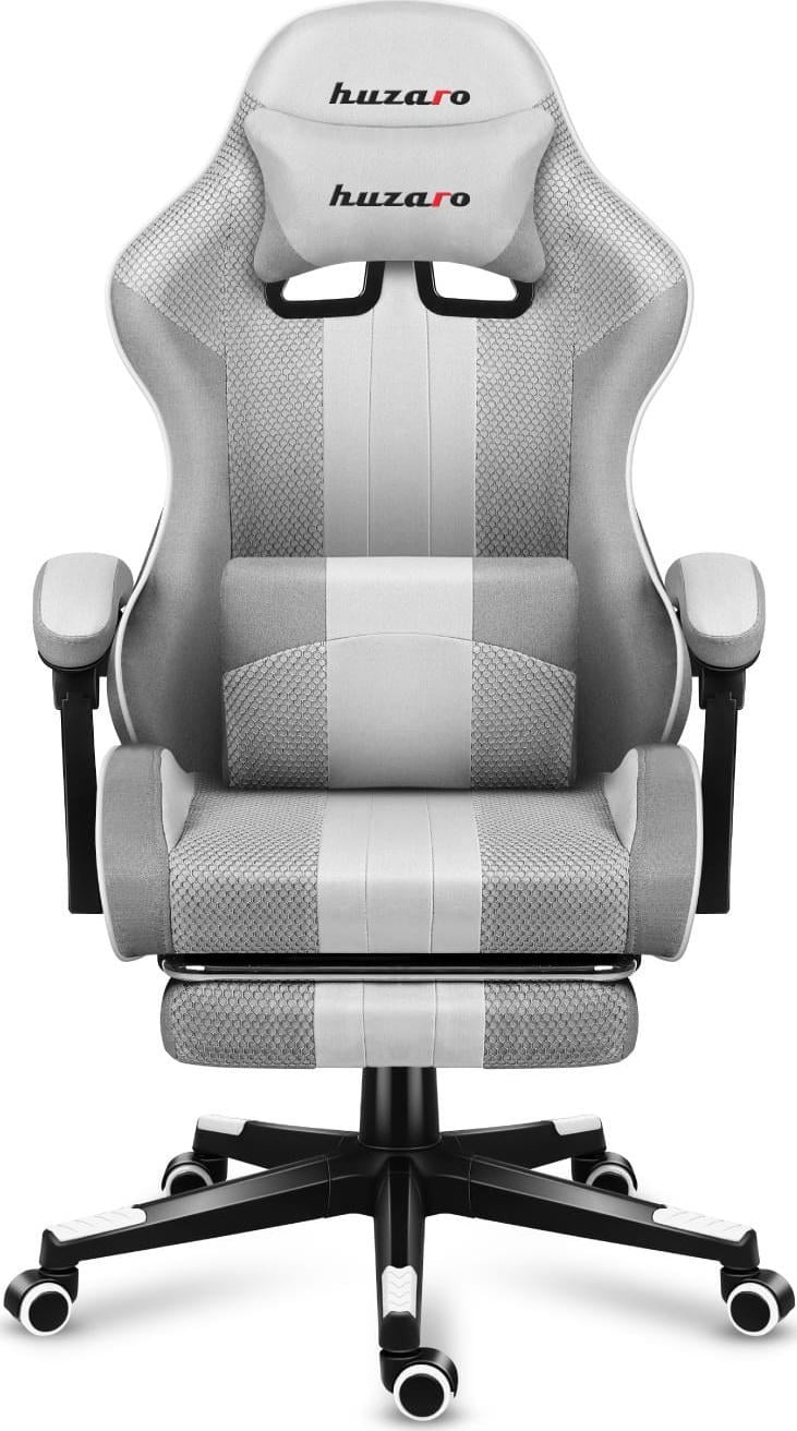 Karrige gaming Huzaro Force 4.7, deri 140 kg, mesh, e bardhë
