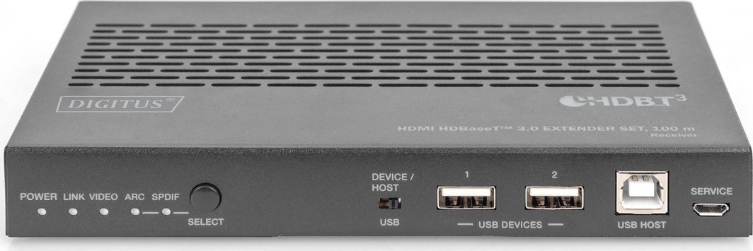 Set zgjatues HDMI Digitus HDBaseT 3.0, 100 m, 4K