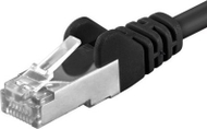 Kabull rrjeti PremiumCord CAT6a, S FTP, 3m, i zi