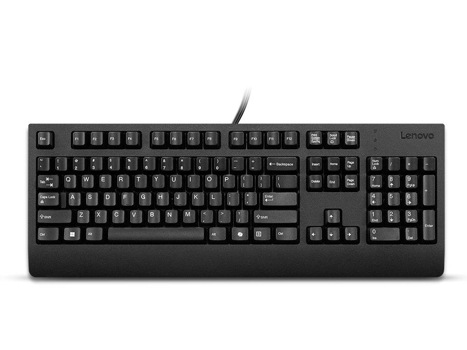 Tastierë Lenovo Preferred Pro II USB, me kabllo, layout rumun, e zezë