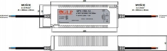 Burim energjie GLP Maitinimo GLP GPV-35-24, 36W