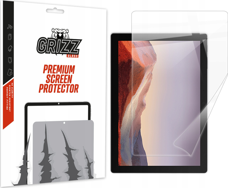 Fletë mbrojtëse keramike Grizz CeramicFilm për Microsoft Surface Pro 7 1866, transparente