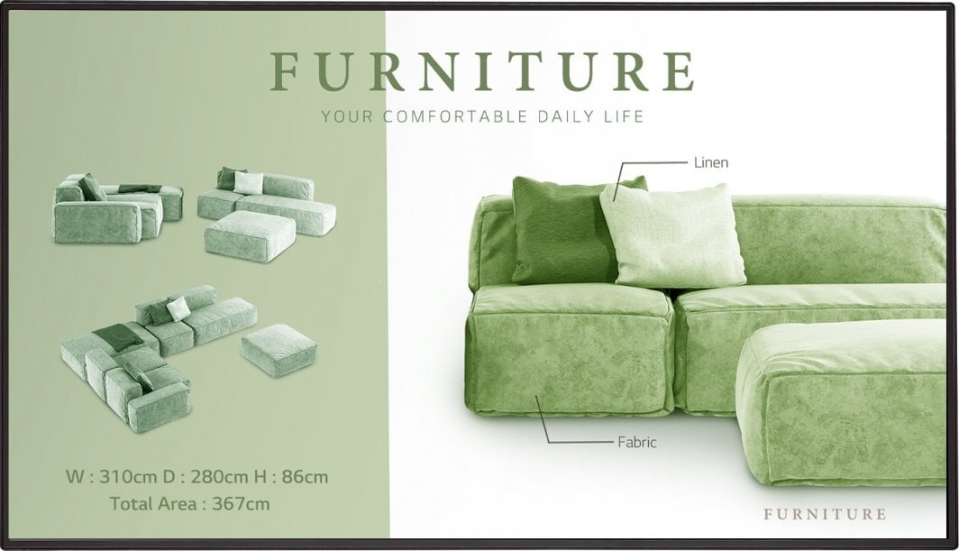 Monitor LG 43UM5N-H, 43", 4K, i zi