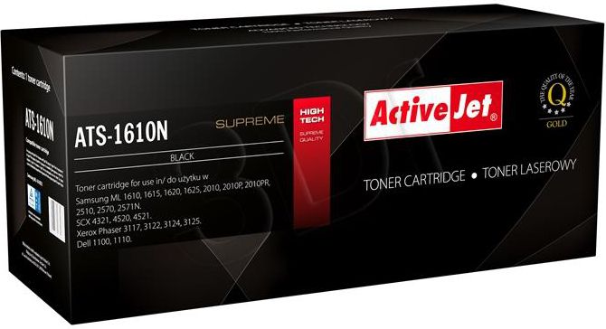 Toner Activejet ATS-1610N, zëvendësues për Samsung ML-1610D2 2010D3, i zi