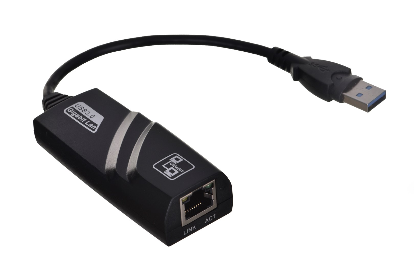 Përshtatës rrjeti Akyga AK-AD-31 USB 3.0 / RJ45, 1000 Mbps, i zi