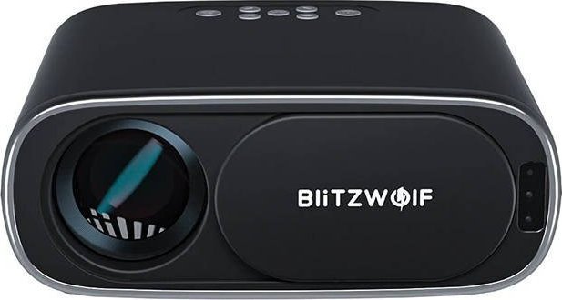 Projektor LED BlitzWolf BW-V4, 1080p, Wi-Fi dhe Bluetooth, i zi