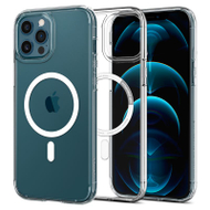 Mbështjellëse për iPhone 12 Pro Max Spigen Ultra Hybrid MagSafe, e bardhë