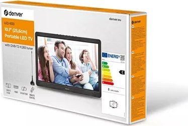 Televizor portativ Denver LED 1033, 10.1", DVB T2, i zi