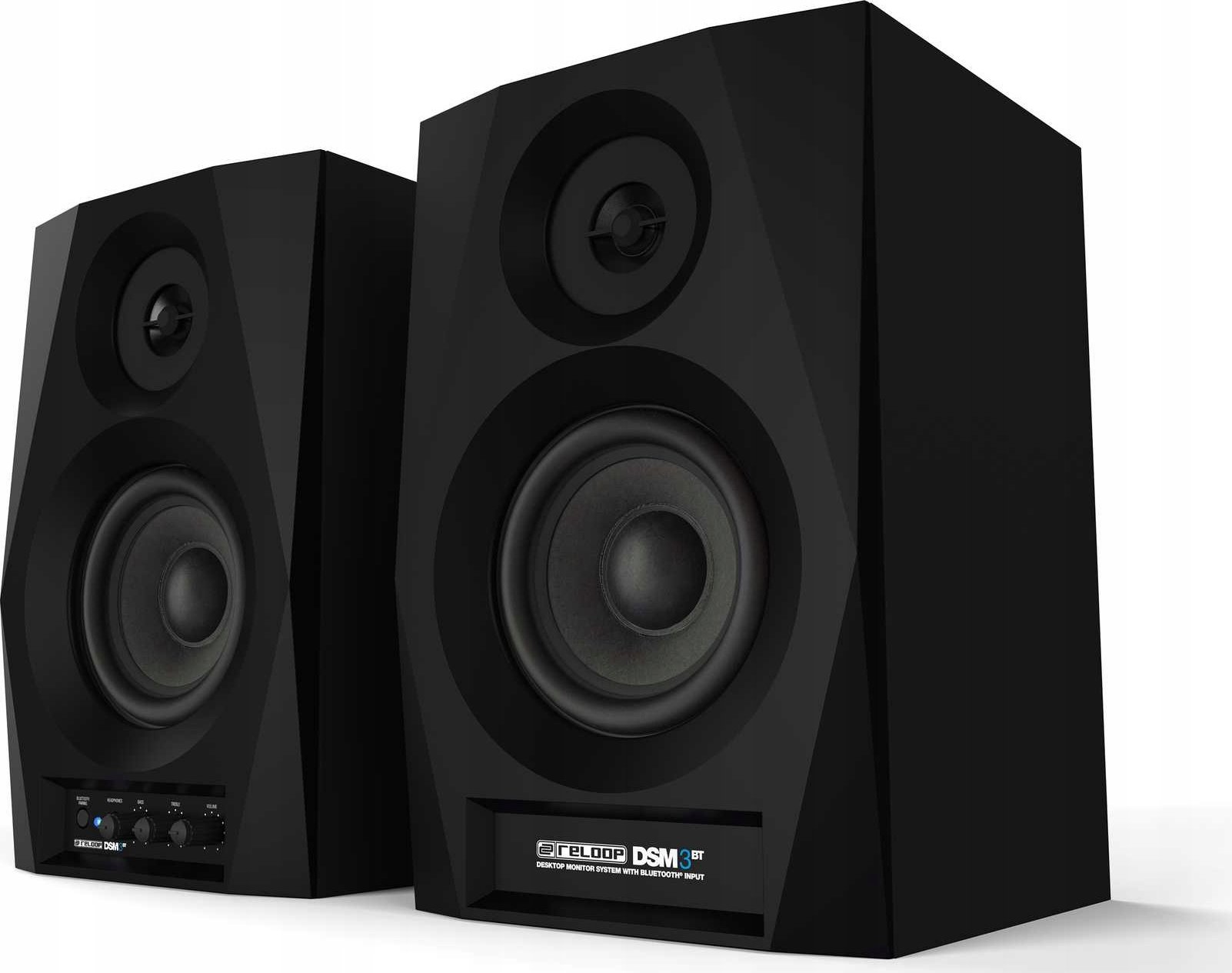 Altoparlantë Reloop DSM-3-BT, me Bluetooth, të zi