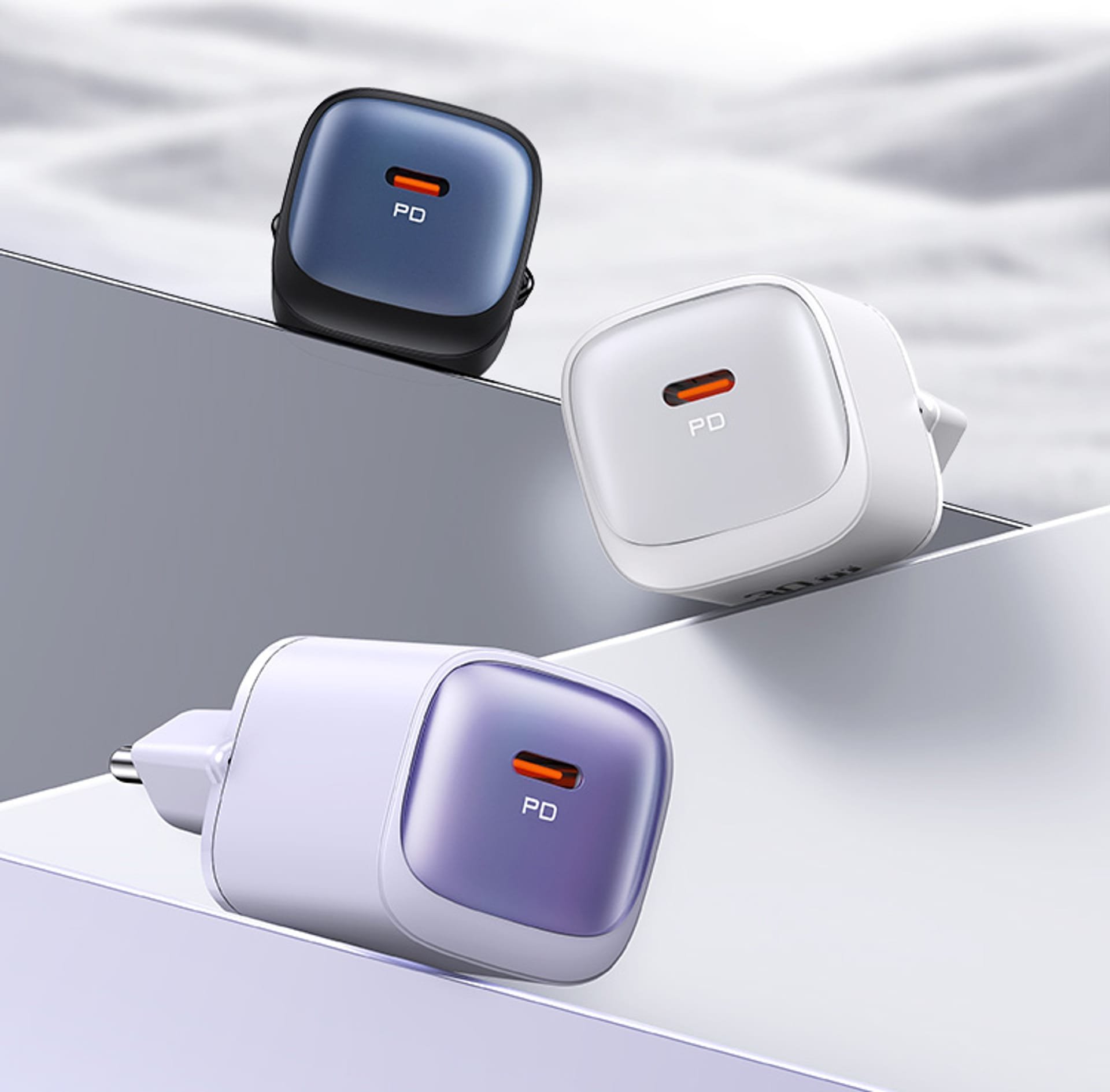 Karikues muri Usams CC251 HC Series, 30W GaN, USB C, lejla