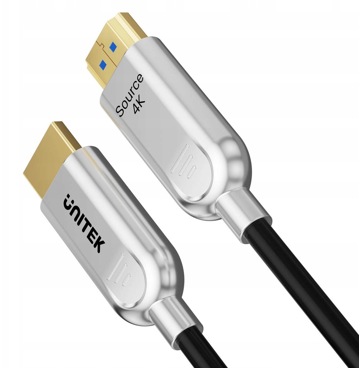 Кабел HDMI Unitek 4K, 70 m, оптичко влакно, црн