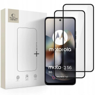 Xham mbrojtës Tech-Protect Glass Fit Plus, 2 copë, për Motorola Moto G56 5G, i zi