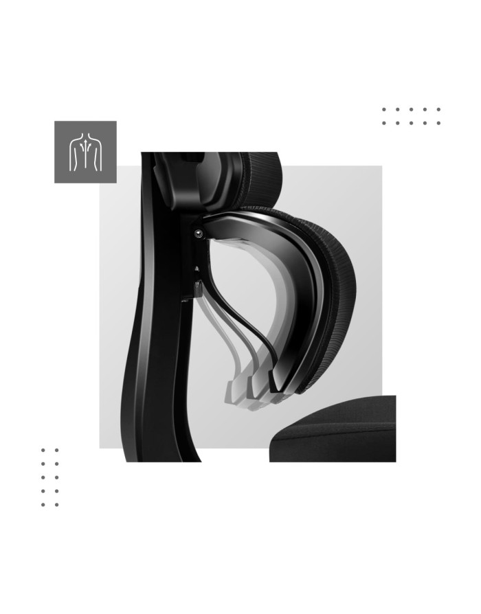 Karrige për zyre Mark Adler Expert 4.9, e zezë