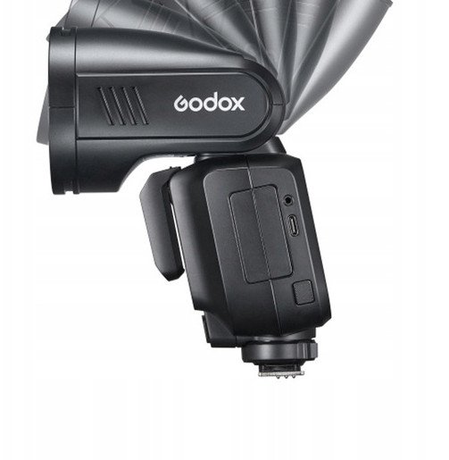 Blic fotografik Godox V100 për Nikon, 100Ws, TTL, i zi