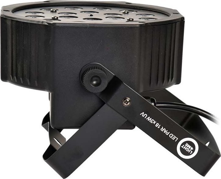 Reflektor skenik Light4Me LED Par, 18x3W UV, i zi