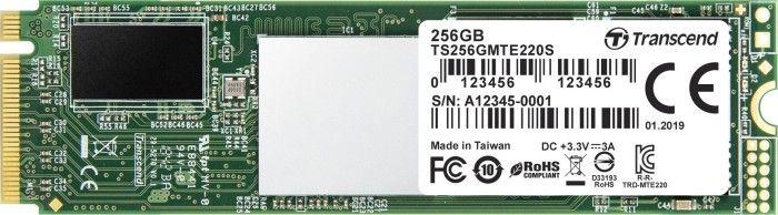 Disk SSD Transcend 220S, 256GB, M.2 2280 PCI-E x4 Gen3 NVMe