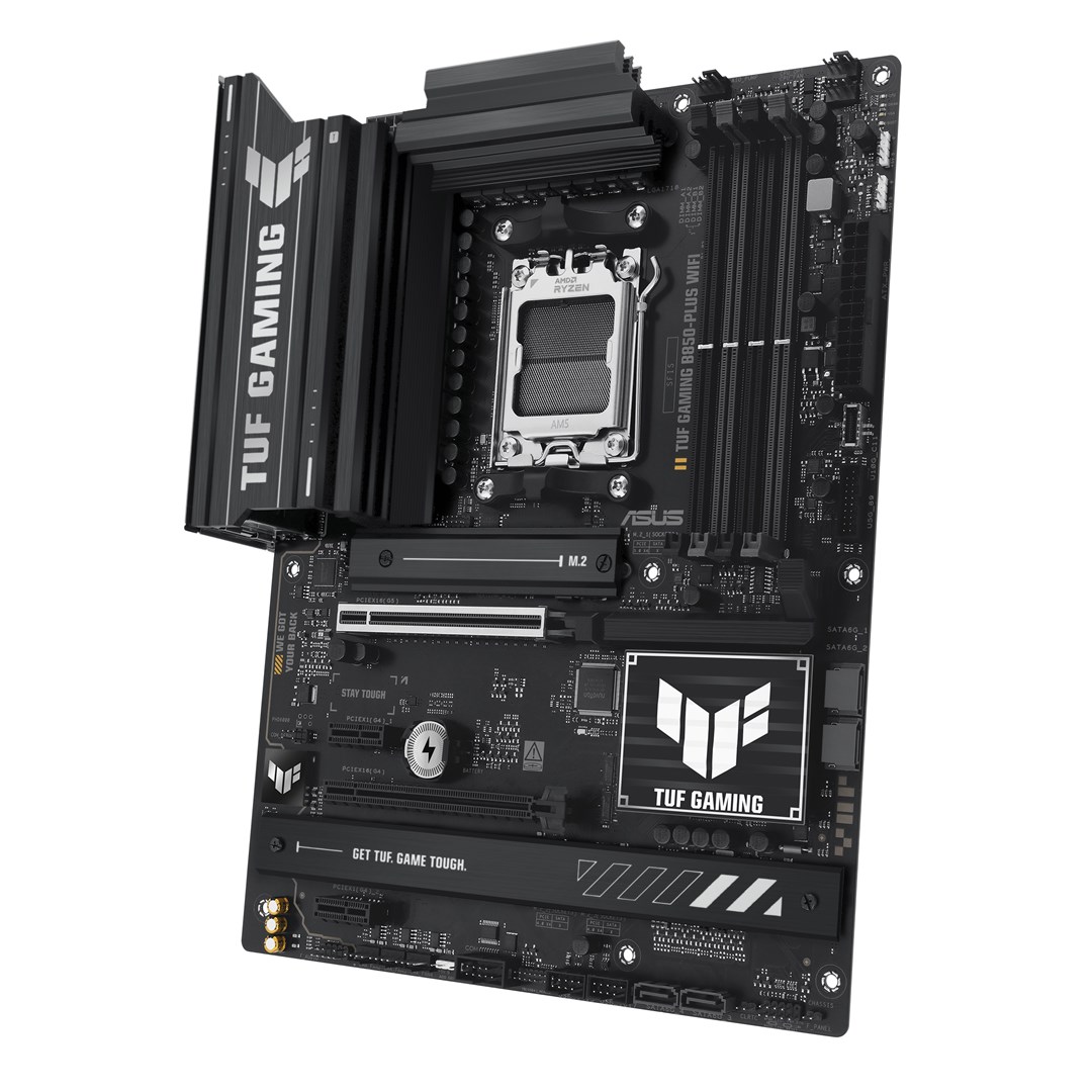 Motherboard ASUS TUF Gaming B850 Plus WIFI, AM5, DDR5, e zezë