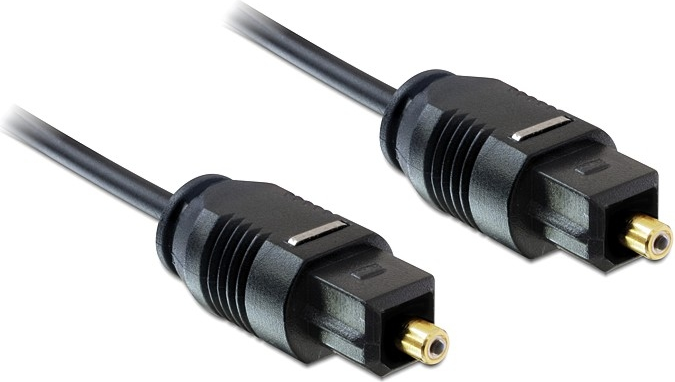 Kabllo optike audio Delock Toslink, 2m, e zezë