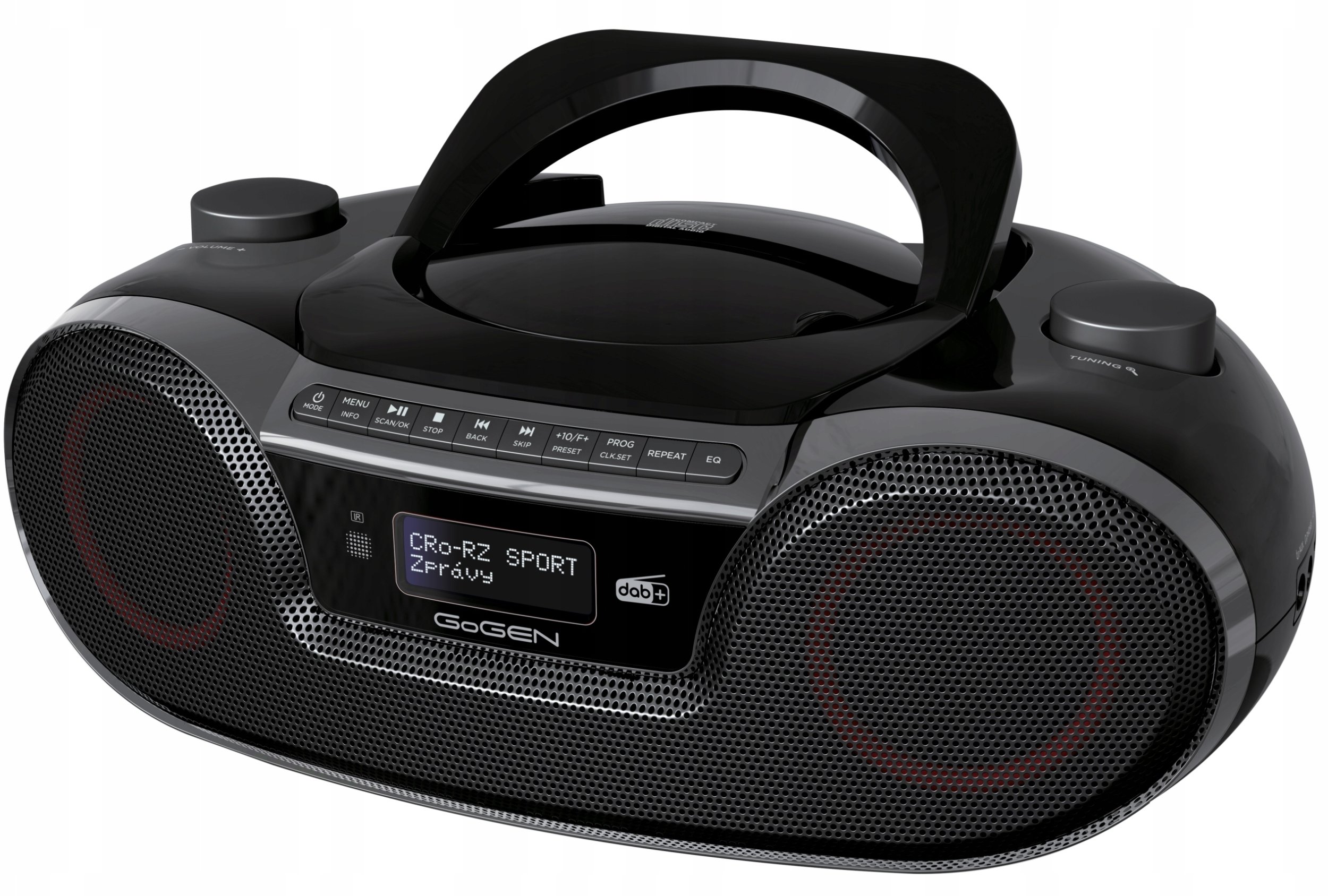 Radio CD Boombox GoGEN CDM490BTDABS, DAB+ FM, Bluetooth, i zi
